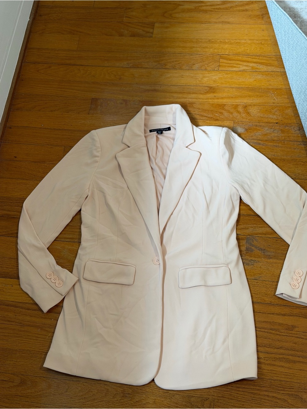 Women's Blush Pink Boston Proper Blazer Jacket